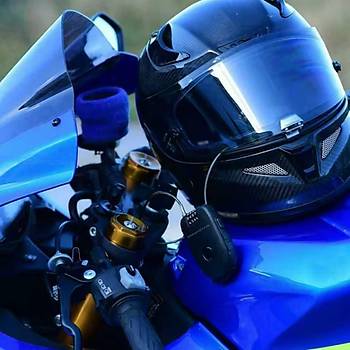 HL-300 Motosiklet Kask� Kilidi Esnek Kablolu