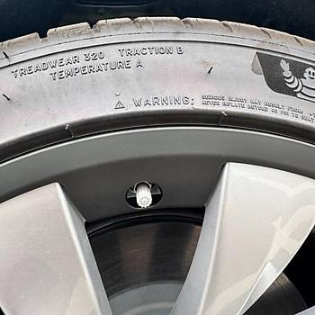 Tesla Juniper  INTEGRATED Jant Koruma Kapa Seti 20 n, MatSiyah Renk