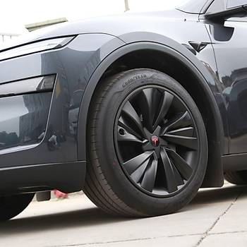 Tesla  Juniper ELARA Jant Kapa Seti 19 n, Mat Siyah Renk