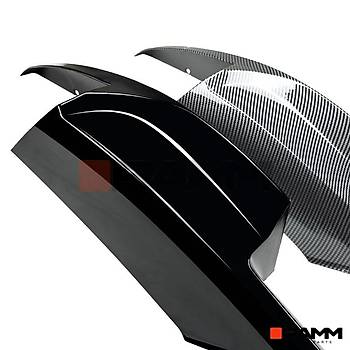 BMW F10 F11 M5 N TAMPON FLAP SET PARLAK  SYAH