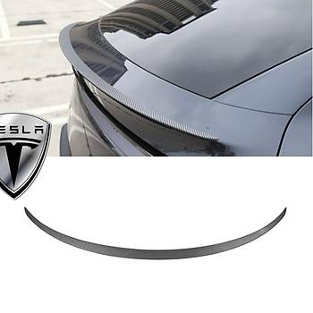Tesla Juniper Arka Tampon Performance Tip Spoyleri Mat Karbon, Siyah Renk