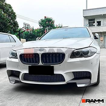 BMW F10 F11 M5 N TAMPON FLAP SET PARLAK  SYAH