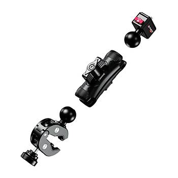 Kelep�e Ba�lant�l� 360 Aksiyon Kamera Tutucu Tak ��kar Ba�l�kl�