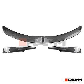 BMW E90 LCI M-TECH N TAMPON LP + FLAP SET PARLAK KARBON