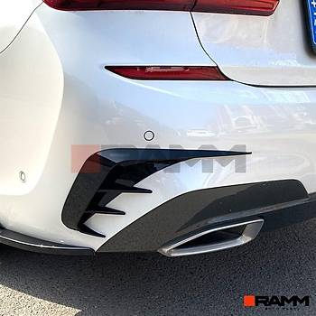 BMW G20 M SPOR ARKA TAMPON BIAI SA-SOL PARLAK  SYAH