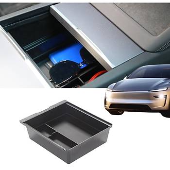 Tesla Juniper Orta st Konsol  Dzenleyici 2 Para, Silikon ve Plastik, Orijinal Versiyon Siyah Renk