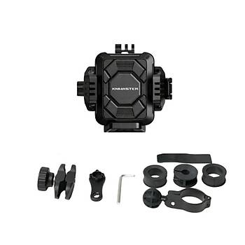 KNMASTER TT-890LWC Kablosuz �arjl� T�m Motosikletlere Uyumlu Titre�im Mod�ll� Telefon Tutucu