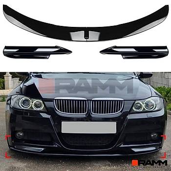 BMW E90 M-TECH N TAMPON LP + FLAP SET PANO BLACK