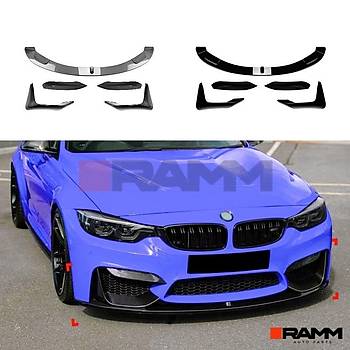 BMW M3 - M4 - F80 - F81 - F82 - F83 N TAMPON LP + FLAP SET PARLAK  SYAH