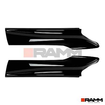 BMW F10 F11 M SPORT N TAMPON FLAP SET PARLAK  SYAH