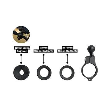 KNMASTER TT-500 Titre�im �nleyicili Motosiklet Telefon Tutucu