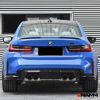 BMW G20 M3 STL BAGAJ SPOLER PARLAK  SYAH
