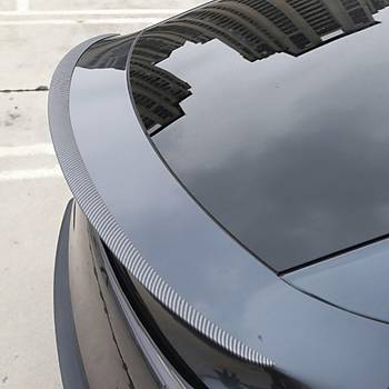 Tesla Juniper Arka Tampon Performance Tip Spoyleri Mat Karbon, Siyah Renk