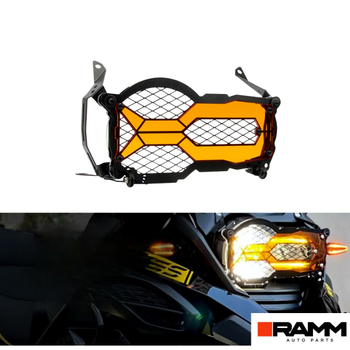 BMW MOTORRAD 1250GS/ADV ALUMNYUM FAR KORUMASI, TURUNCU