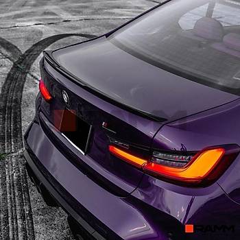 BMW G20 M3 STL BAGAJ SPOLER PARLAK  SYAH