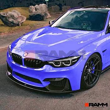 BMW M3 - M4 - F80 - F81 - F82 - F83 N TAMPON LP + FLAP SET PARLAK  SYAH