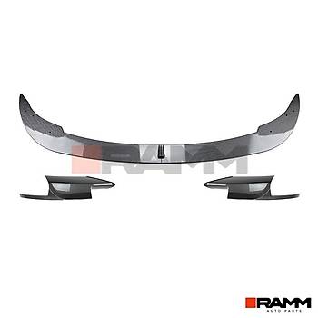 BMW F10 F11 M5 N TAMPON LP +  FLAP SET PARLAK KARBON