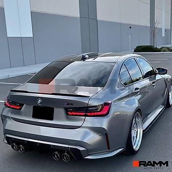 BMW G20 - M3 STL BAGAJ SPOLER PARLAK  SYAH