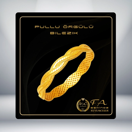 Pullu rgl Altn Bilezik