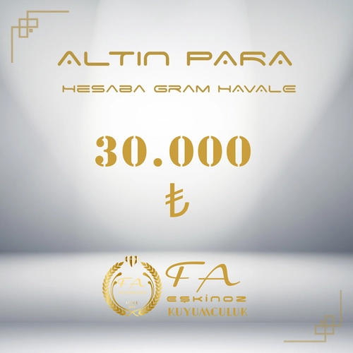 30000 TL Altn Para