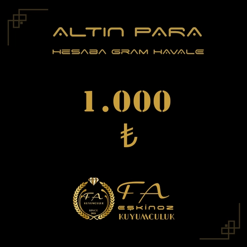 1000 TL Altn Para