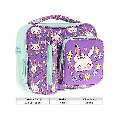 Kaukko Kids Beslenme antas Plush Bunny (Matara Cepli)