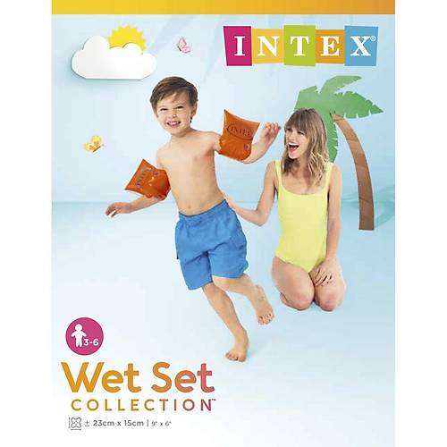 Intex K�rm�z� Kolluk 23x15 cm (3-6 Ya�)