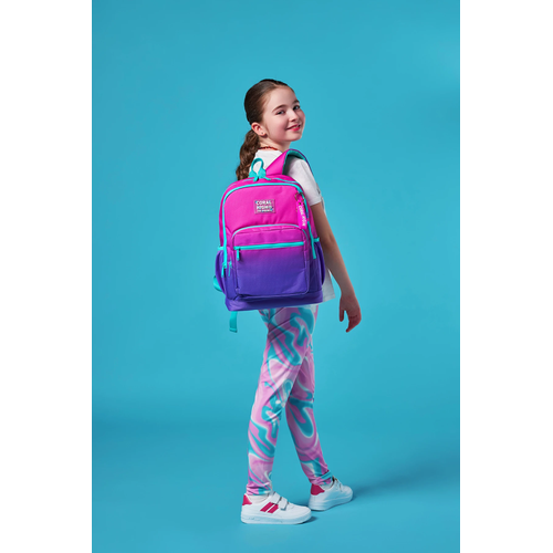 Coral High Kids Pembe Mor Renk Ge�i�li Okul S�rt �antas�