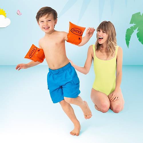 Intex K�rm�z� Kolluk 23x15 cm (3-6 Ya�)
