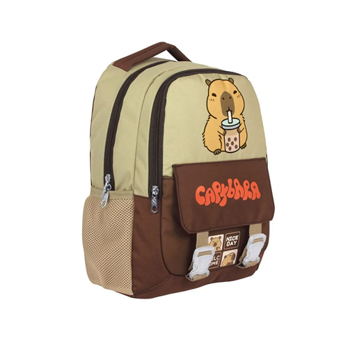 CapyBara �lkokul S�rt �antas� Bej