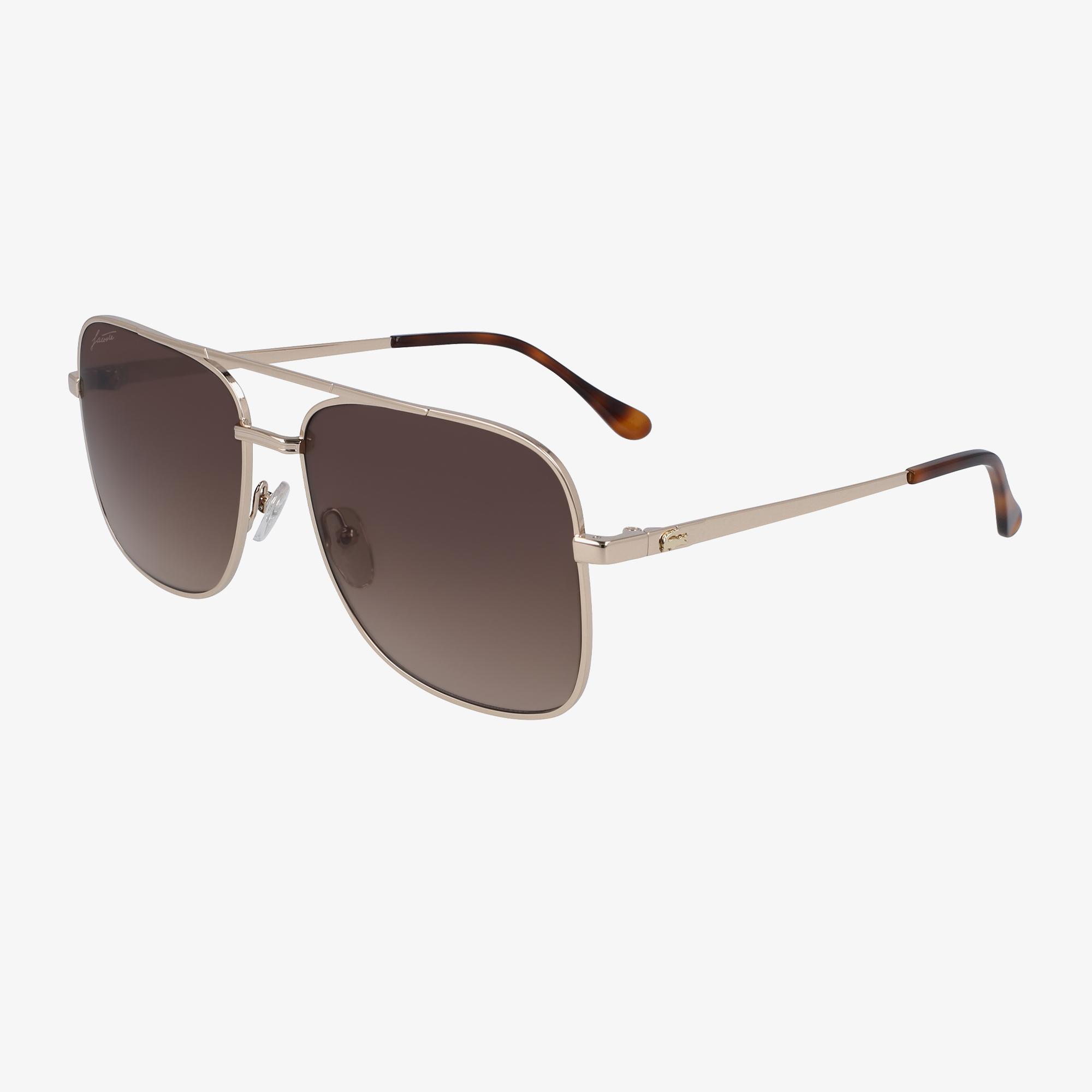 Lacoste L223S-714 Erkek Kahverengi Güneş Gözlüğü