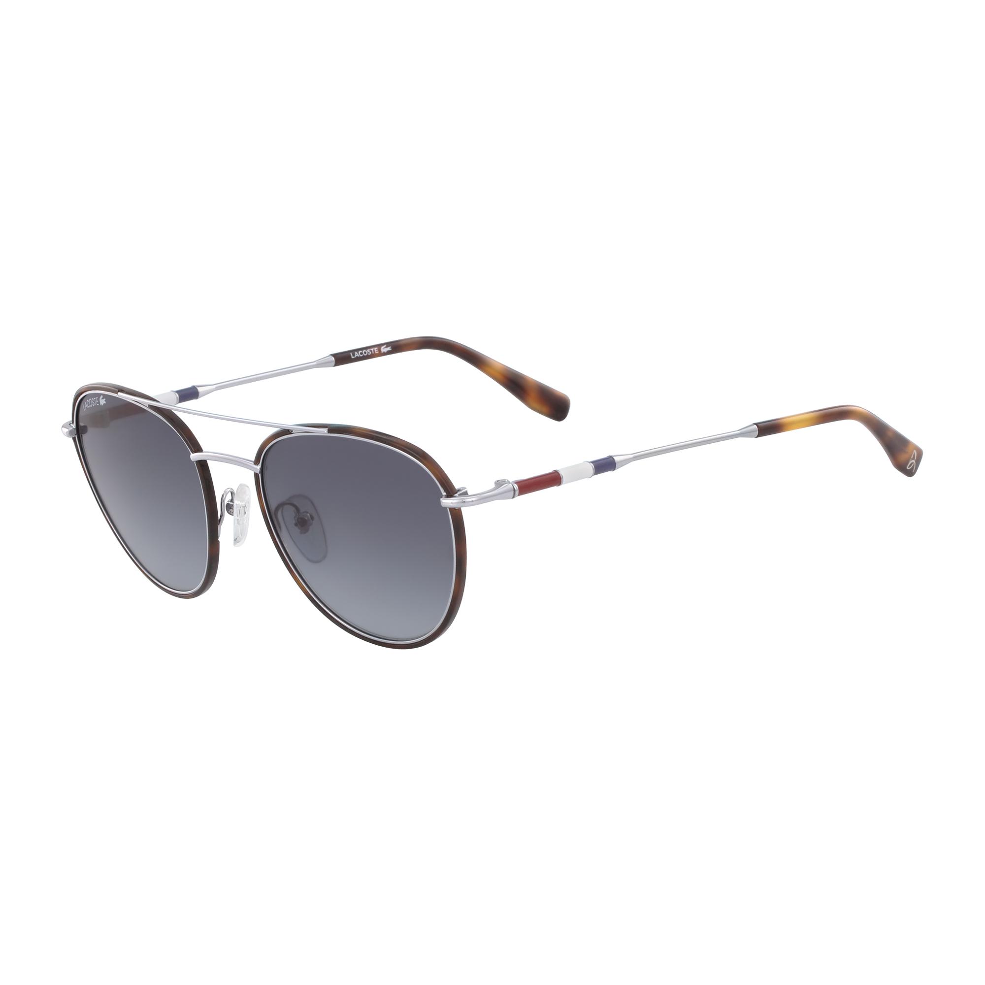 Lacoste L102SND 045  Unisex Gri Güneş Gözlüğü