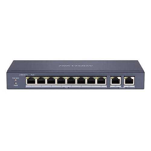 HIKVISION DS-3E0310P-E/M 8XFE+2XFE 65W POE SWTCH