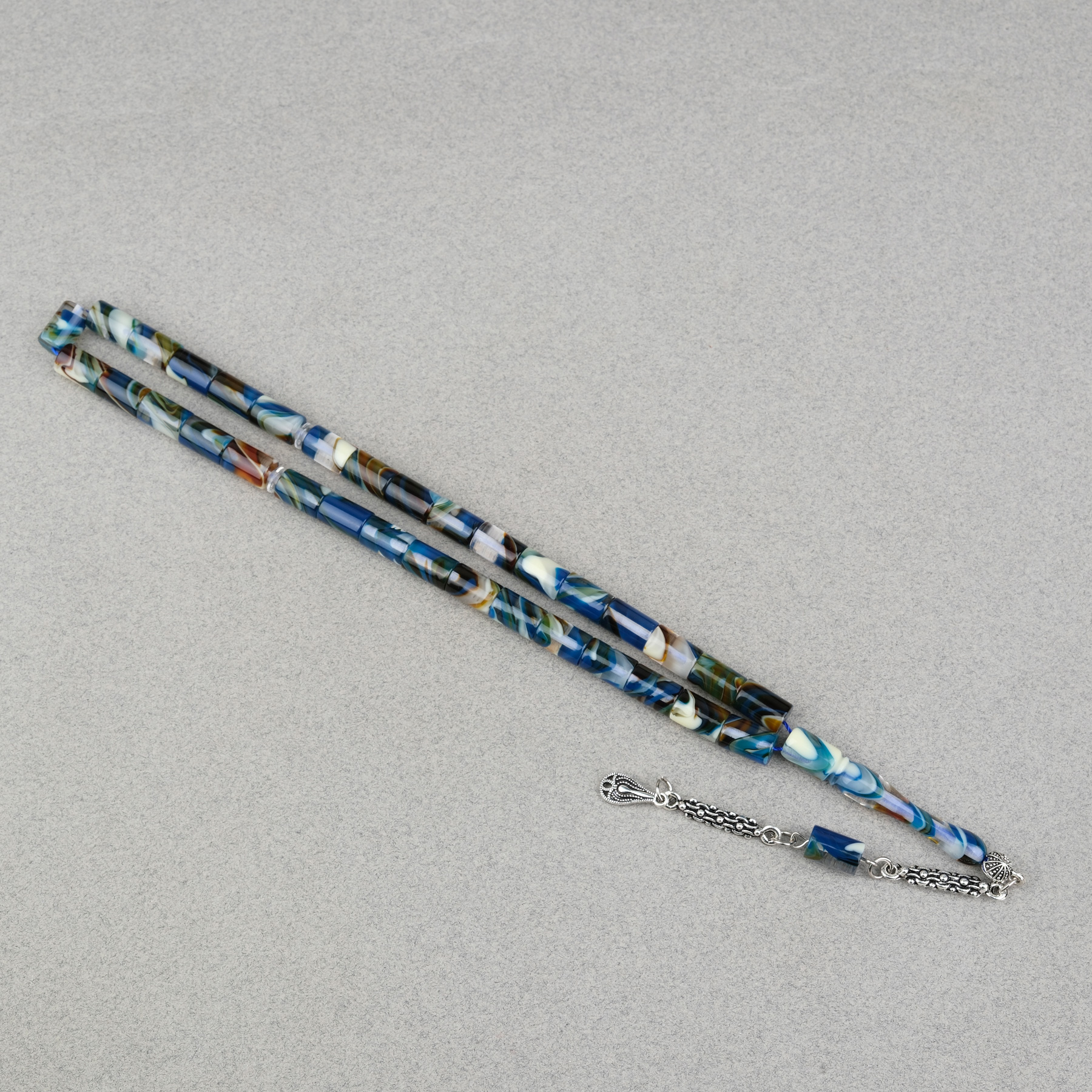 Arizona Katalin Alpaka Püskül Kesme Kesim 7x11mm Tesbih