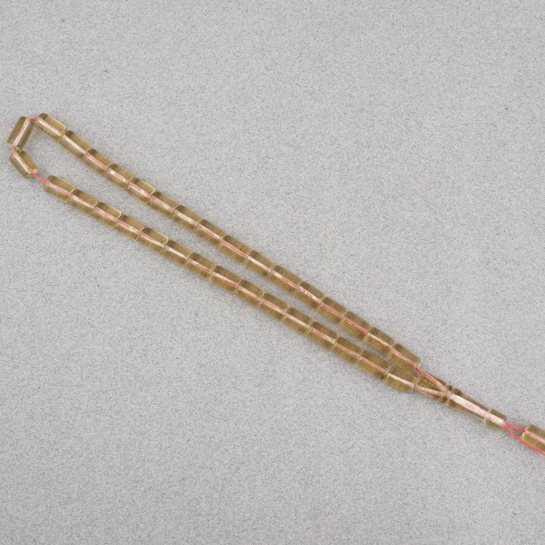 Uçak Camı Kesme Kesim 7x10mm Tesbih Püskülsüz Açık Kahverengi