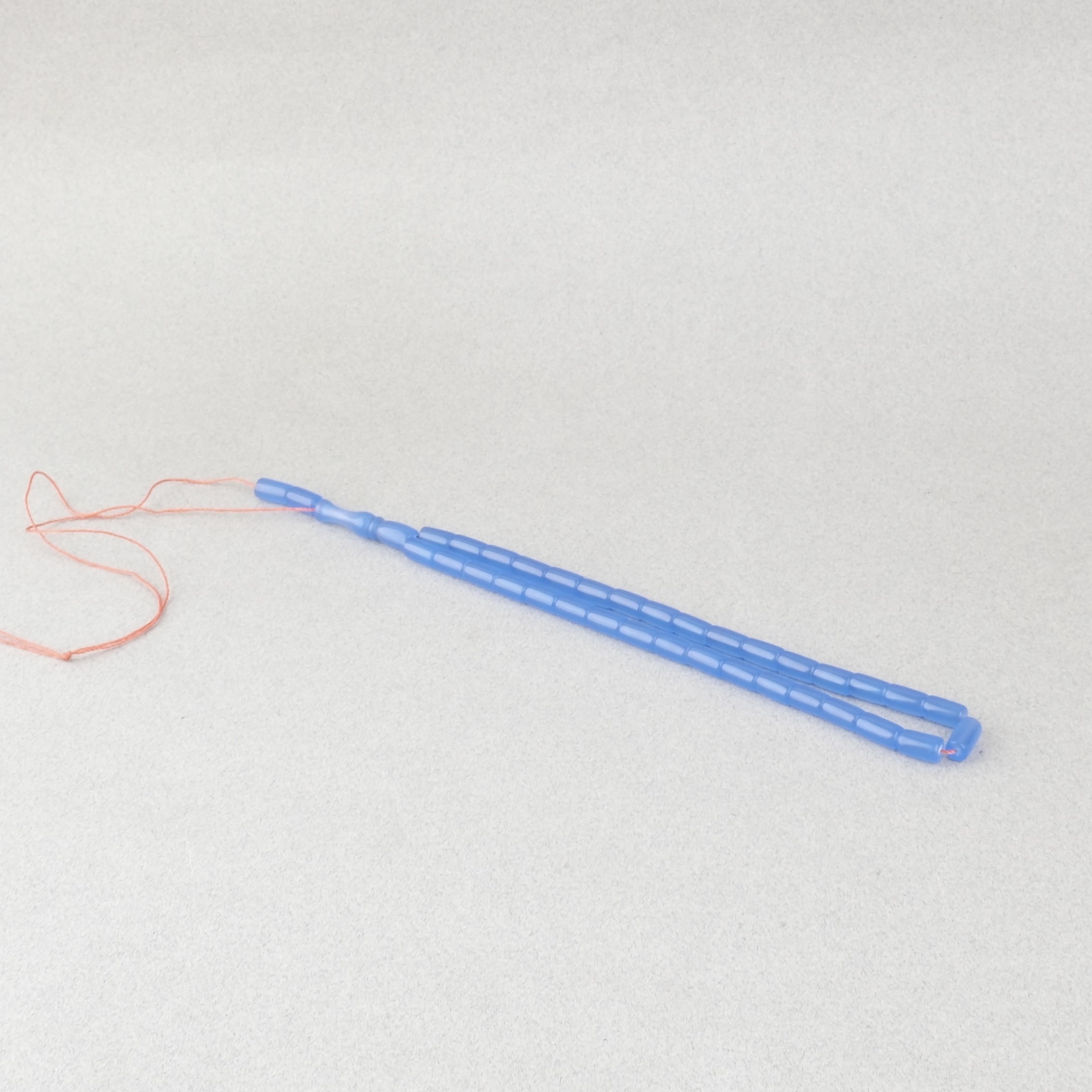 Uçak Camı Kesme Kesim 6x10mm Tesbih Püskülsüz Koyu Mavi