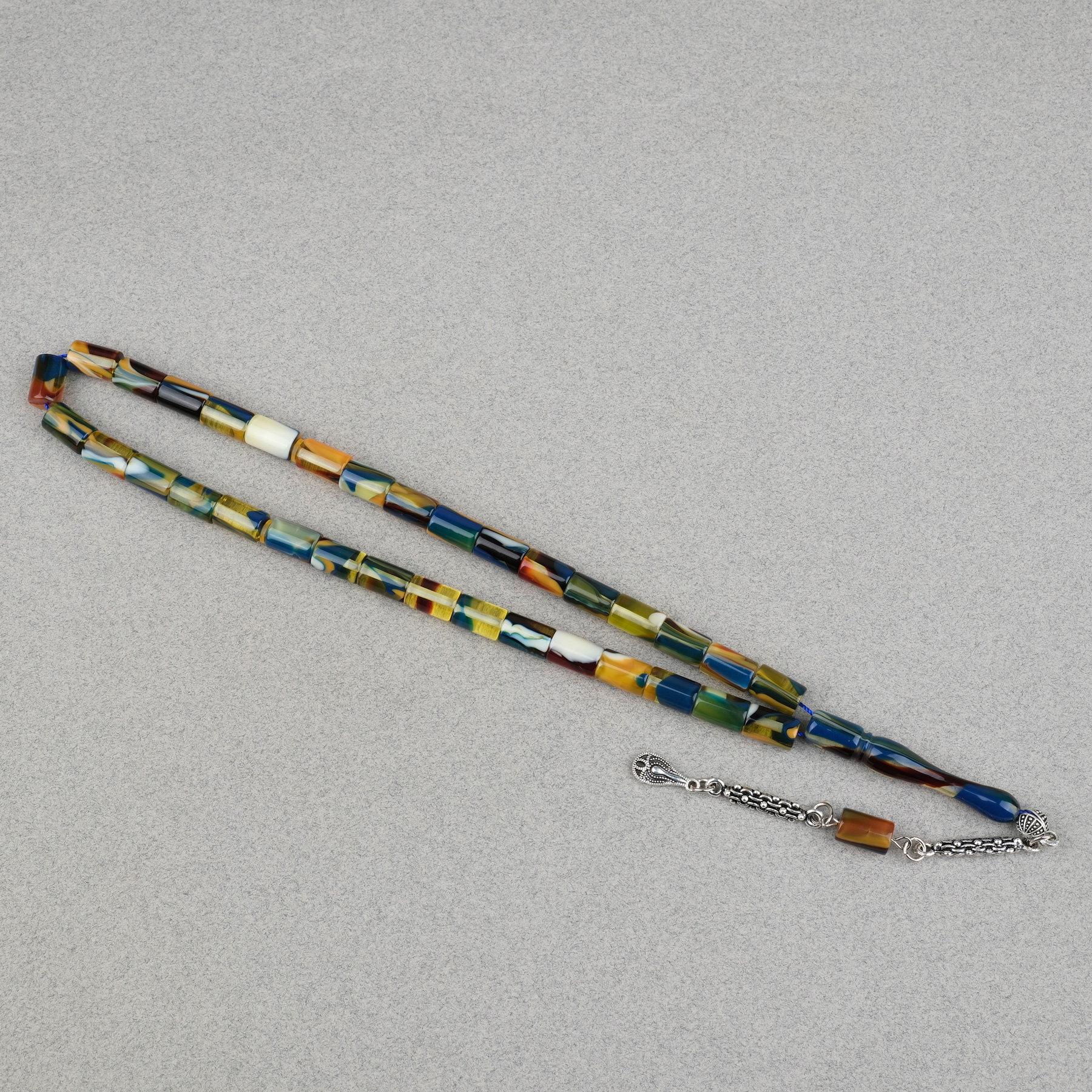 Arizona Katalin Alpaka Püskül Kesme Kesim 7x11mm Tesbih