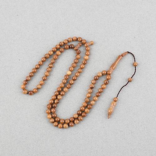 Orijinal Do�al Kuka 99'luk K�re Kesim 6mm Namaz Tesbihi