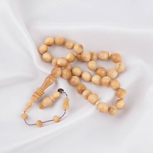 Nar��l Eski Halkal� �mame Usta ��i �mzal� Bilek Boy U�lu K�re 8x9mm Tesbih