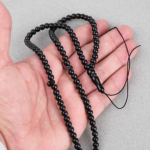 G�rc� Oltu 99luk K�re Kesim 5mm Namaz Tesbihi