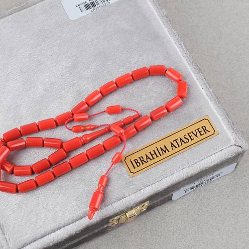 Katalin Mercan Benzetme Usta ��i Kesme Kesim 7x12mm Tesbih