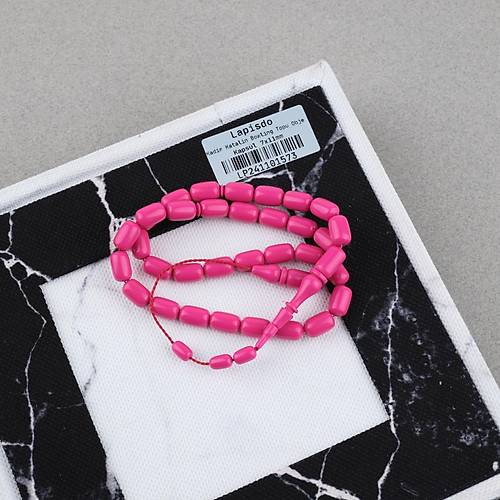 Katalin Eski Bowling Topu Obje Kaps�l Kesim 7x11mm Tebih - Magenta