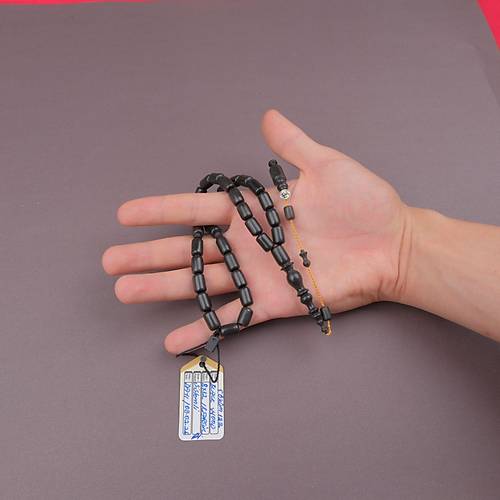 Black Wood Usta ��i �mzal� Kaps�l Kesim 8x12mm Tesbih