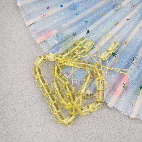 U�ak Cam� Kesme Kesim 7x9mm Tesbih - �effaf Sar�