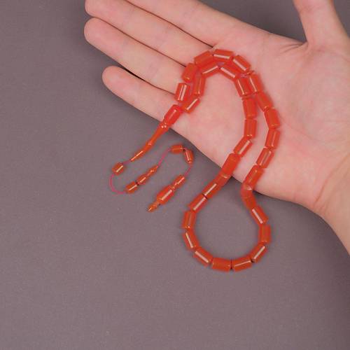 �brahim Atasever Usta ��i �mzal� Alman Katalin �ubuk Kesme Kesim 8x12.5mm Tesbih