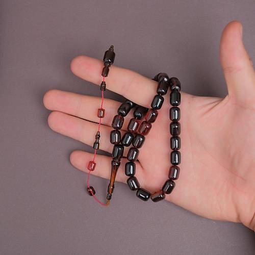 �brahim Atasever Usta ��i �mzal� Tirb��on Katalin Kaps�l Kesim 8.5x11mm Tesbih