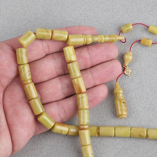 Kadim Katalin Yumuak Kesme Kesim 8x12mm Tesbih