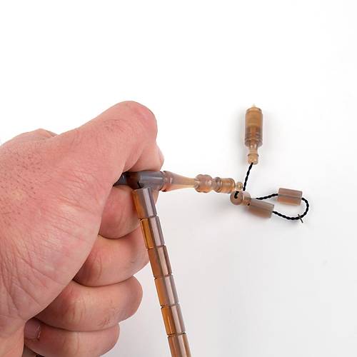 Katalin Kesme Kesim 7x11mm Tesbih - Gri