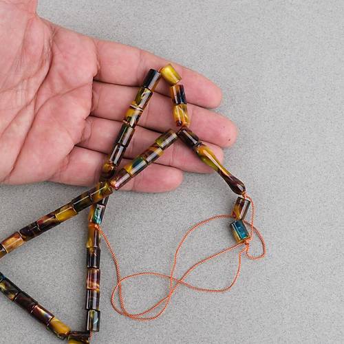 Arizona Katalin Kesme Kesim 7x10mm Tesbih (P�sk�ls�z) - Sedefli