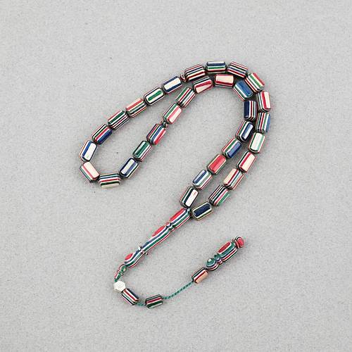 Kafur A�ac� Kaps�l Kesim 8x12.5mm Lapisdo �mzal� Tesbih